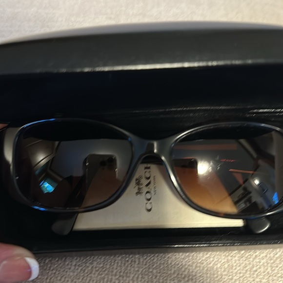 Coach Tortoise Shell Sunglasses - Picture 1 of 10